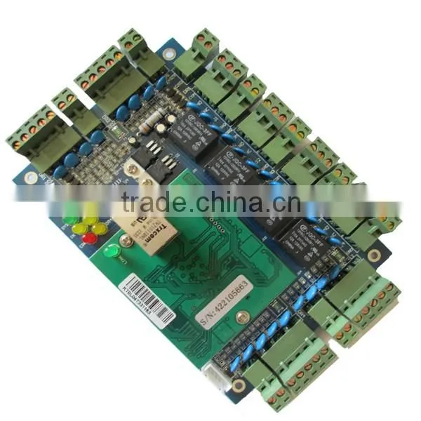 TCP/IP / RS485/232 communiction/single door Control four doors access control board
