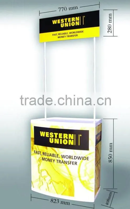Plastic Promotion Table Sales Counter
