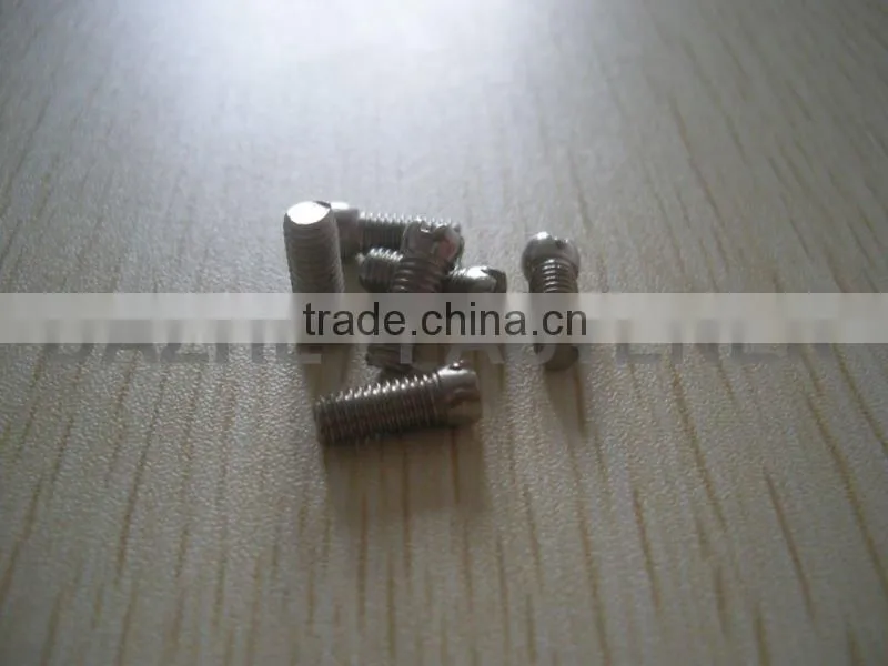 Chess head cross recess soloted machine screw SUS304