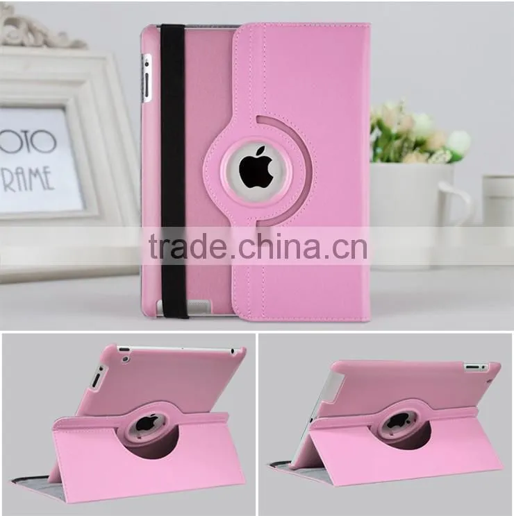 Multipul Color Choices PU Leather Case for IPad Air for ipad mini litchi grain leather cover