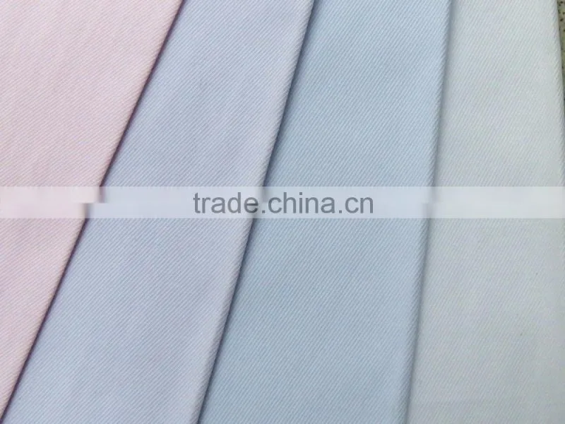 Comfortable spun cotton/polyester spandex fabric feel fabric cvc 60/40 uniform shirt fabric