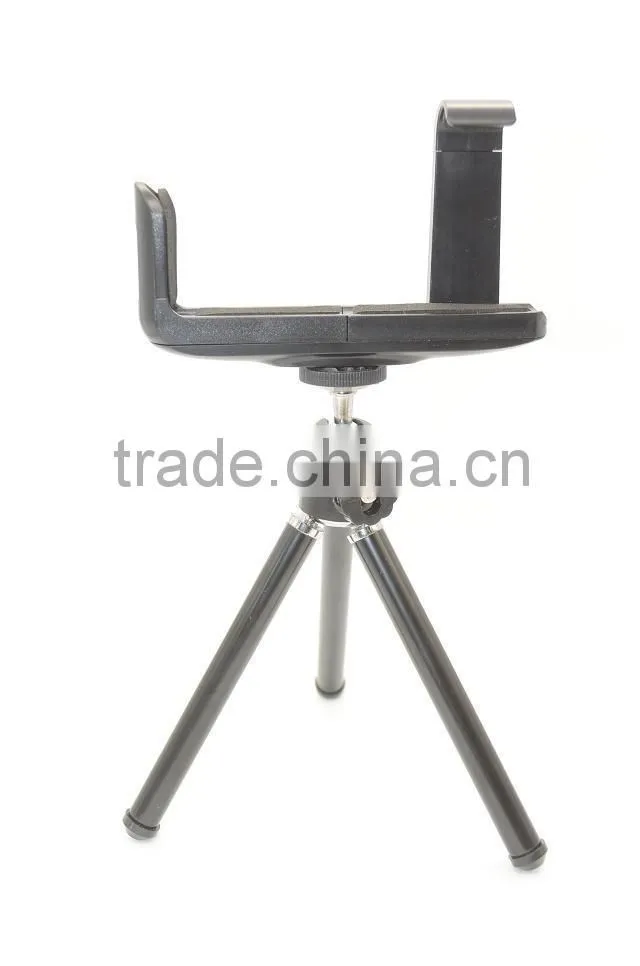 Carry-home Universal Mounting Phone Tripod for Phone and Camera with Metal Holder