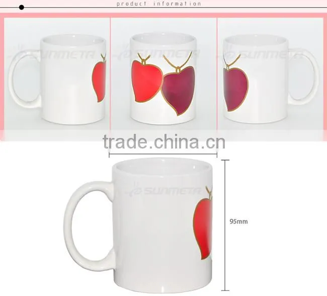Sublimation Coated Ceramic Magic Mug, Yiwu Factory Directly Supply( SKB-05Z)