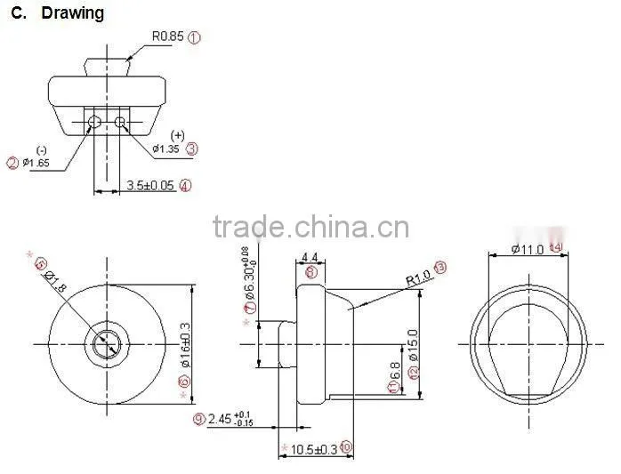hearing aid earphone