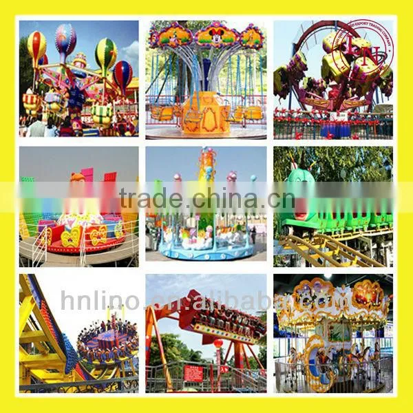 Swing rides amusement park fight shark, fighting on the island, shooting game rides