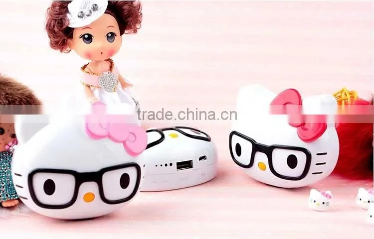 China manufacturer for cartoon mobile power bank 2600mah 5200mah(OS-211PB)