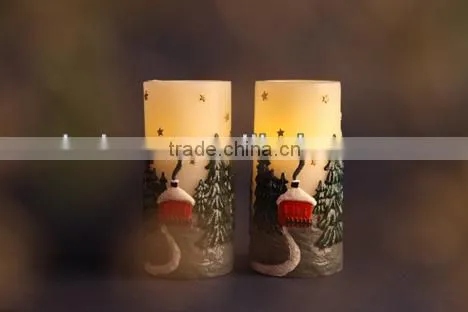 Wholesale Christmas tree shap candle,christmas led light,Christmas Candle for sale