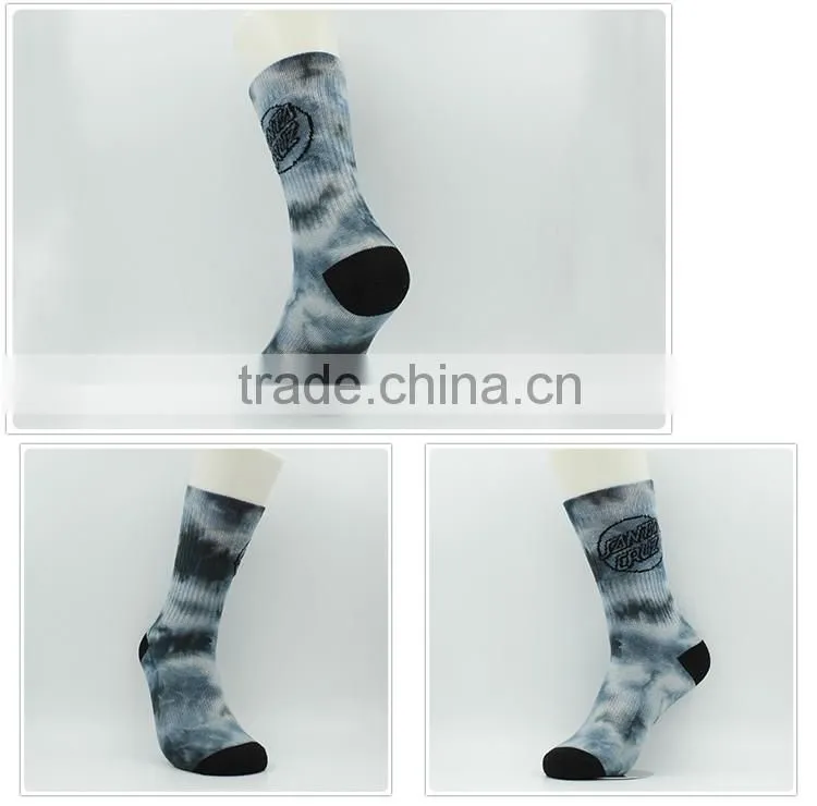 Elastic tube wholesale custom logo sports socks for man