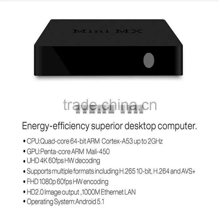 Mini MX TV BOX with New Amlogic S905 Chip android 5.1 full hd 1080p kodi 16.1 streaming tv box Mini MX