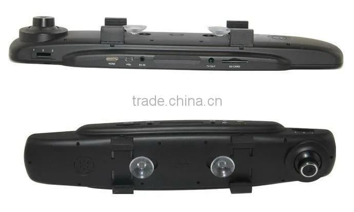 2013 New Car Mirror with G-sensor 1080P Full HD 120 Degree Wide Angle Camera the Registrar Rear View Car DVR Night Vision 2000A