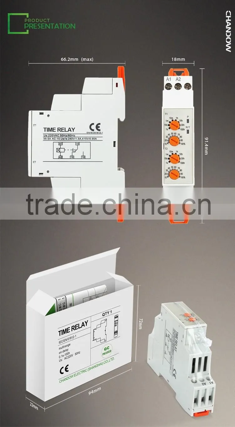 CHANDOW ZHRT1-S1 Time Relay China Gold Supplier Trade Assurance