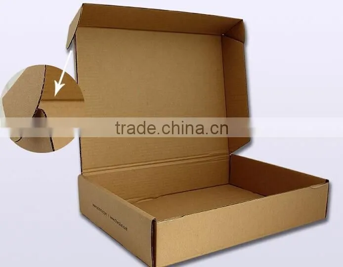 Brown corrugated paper box for express