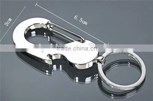 Promotional factory price metal reflective keychain