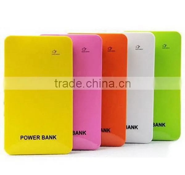 Top quality design new ultra thin slim power bank 8000mah