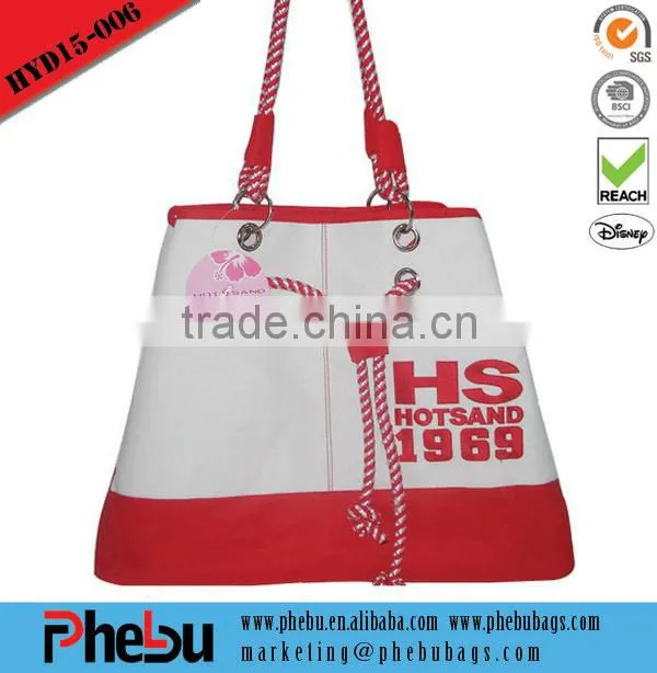 2015 Fashion Shoulder Bag Canvas Tote Bag for ladiesCAS15-029)