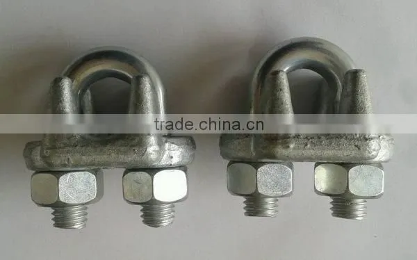Malleable steel wire rope clip,type A wire rope clip,type B clip fasteners