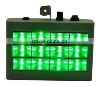 12pcs*1W R/G/B/RGB Plastic housing LED disco party Strobe Light