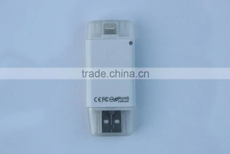 Wholesale usb 2 in 1 memory stick Drive Phone OTG Usb Flash Drive u disk for iphone