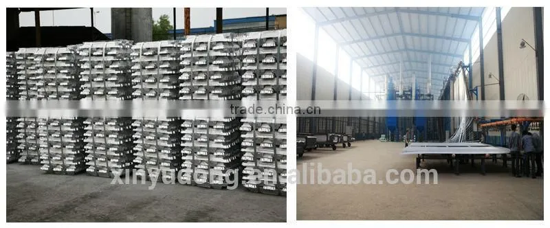 aluminum curtain wall glass wall profiles with thermal break effect