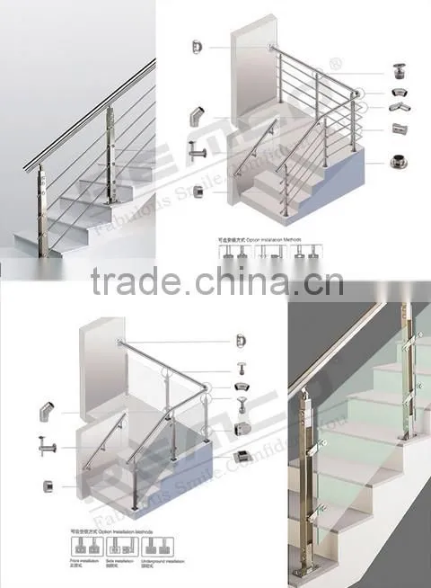 SS316 spider glass clamp