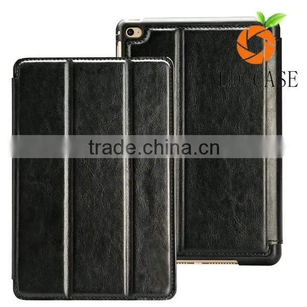 Business Style Leather Flip Cover Auto Wake/ Sleep Smart Case for ipad air