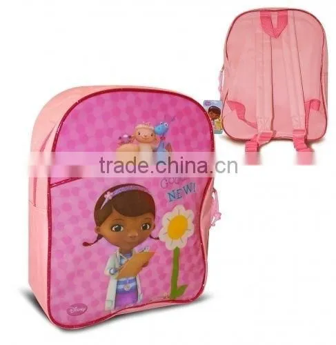 Kids TV Character PVC Front School Bag Rucksack Backpack Brand New Gift