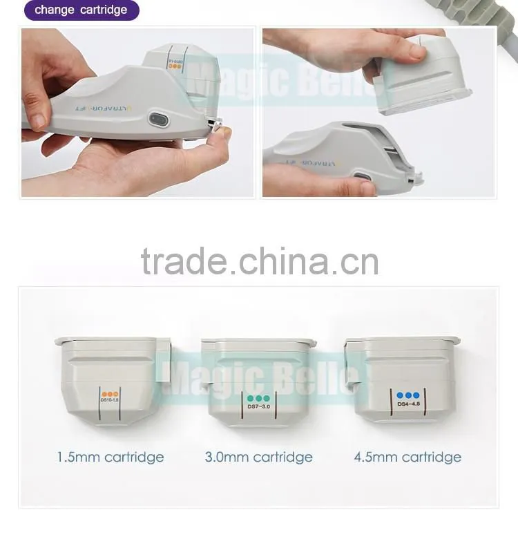 Non invasive wrinkle removal equipment Ultrasound HIFU Machine Portable Hifu Face Lift Machine from china