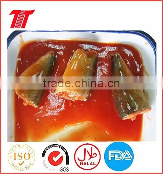 Canned Sardines in Vegetable Oil and Mackerel in Tomato Sauce