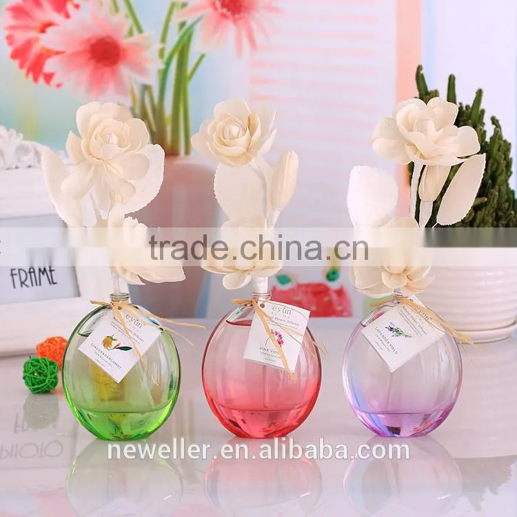 Wholesale market colorful ceramic rose scented air freshener for birthday