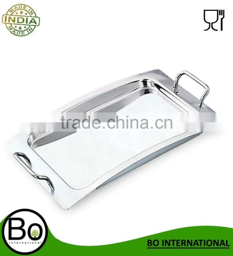 Stainless Steel Rectangular Tray 310 X 280 mm