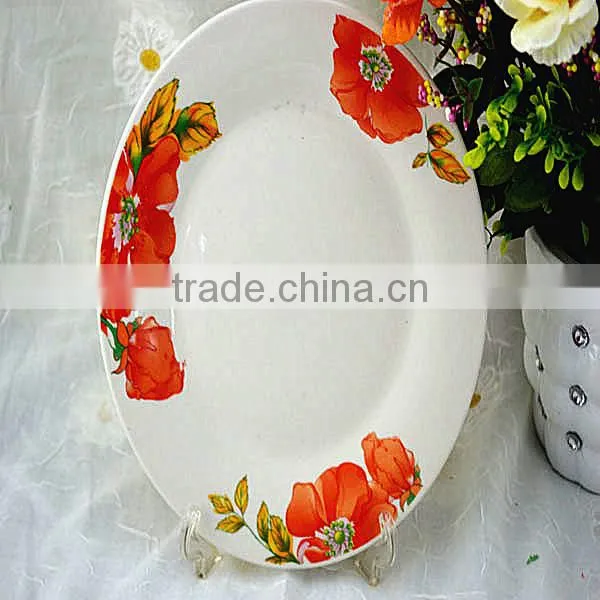 ceramic pizza dinner plate,christmas ceramic dinner plates,western ceramic plate