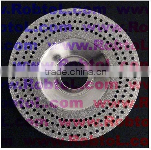 Electroplated Diamond Grinding Cup Wheel with Multi-Hole Steel Core/diamond cutting blade --- ELAY