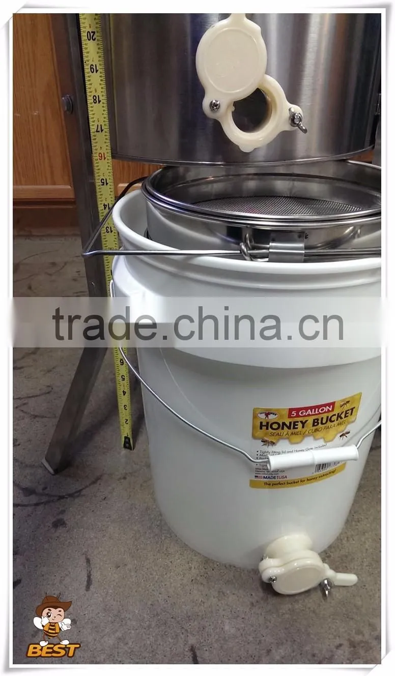 New adjustable legs2 frames manual honey extractor