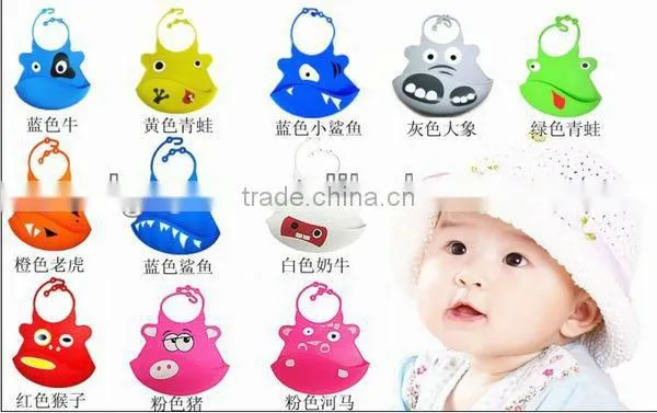 2013 Perfect design food grade silicone bib baby