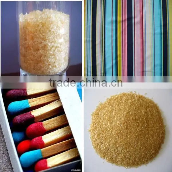 pure white skin match gelatin/industrial grade match glue/industrial gelatin
