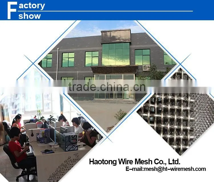 Hot dipped galvanized crimped wire mesh/Stainless steel wire screen