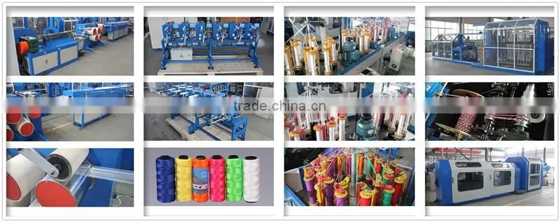 Two machine heads Automatic Bobbin Winding Machine for Rope Braiding Machines, bobbin winder