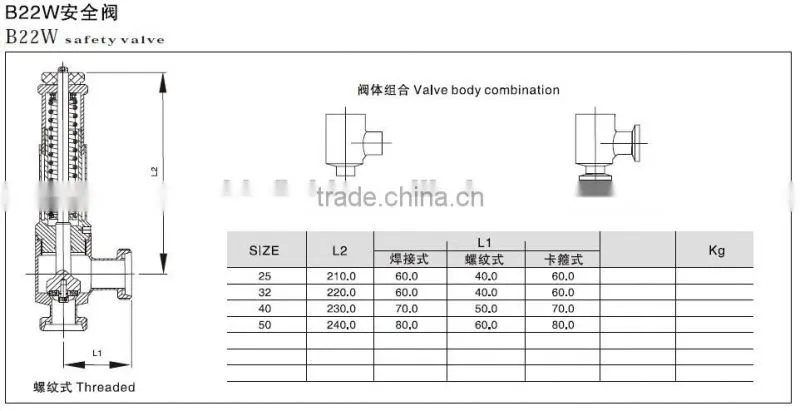 stainless steel safety valve
