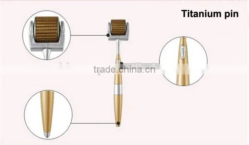 2017 Derma Pen Needles Derma Roller 192 Needles Roller Microneedle Titanium dermaroller factory price