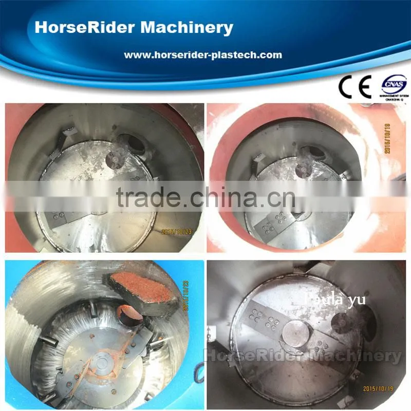 High Output recycling agglomeration/regranulator machine/agglomerator machine plastic