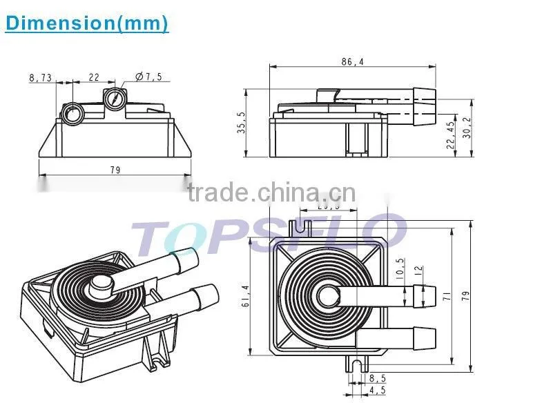 Quiet dc micro 12v circulation pump for CPU overclocking potential