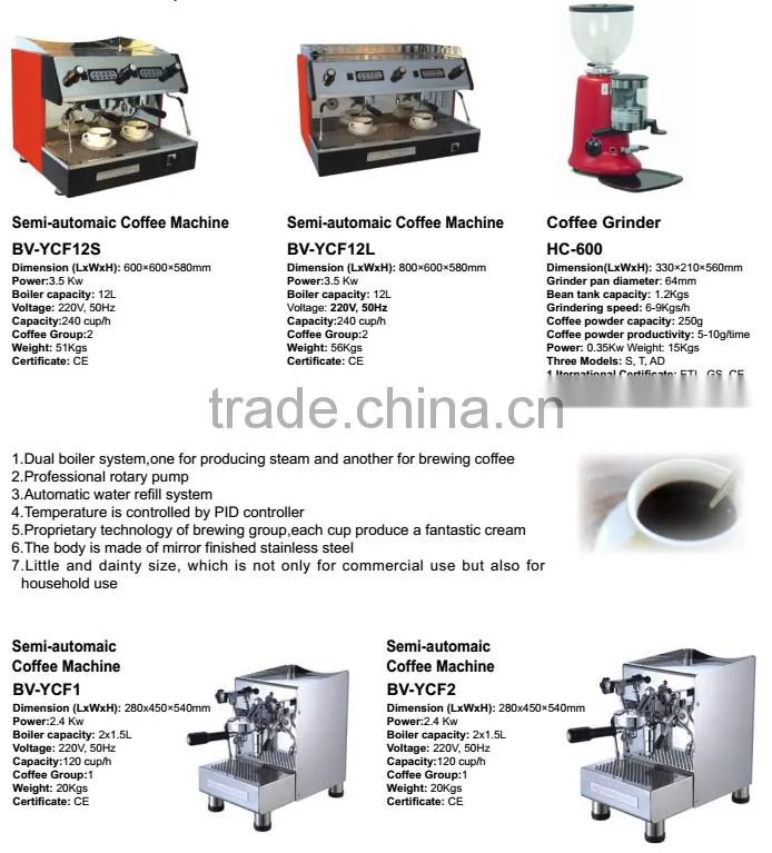Professional Restaurant Coffe Machine For Restaurant