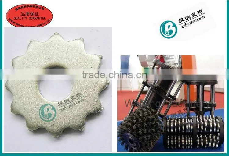 Tungsten Carbide Cutters Concrete Scarifier