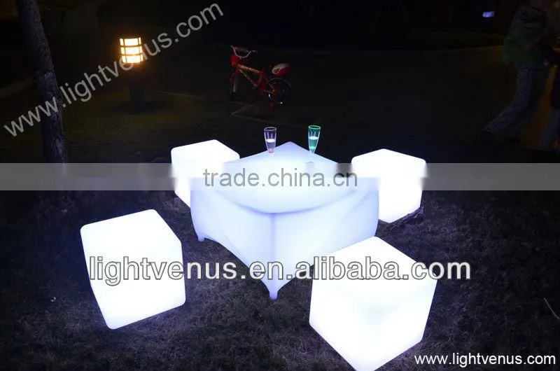led sitting waterproof pool LED cube color change LED cube