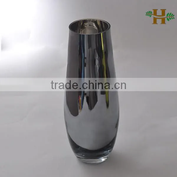 silver glass vases