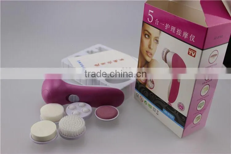 High Quality 5 in 1 Deep Facial Cleaning Machine Instrument Multi-function Facial Automaticly Washing Brush