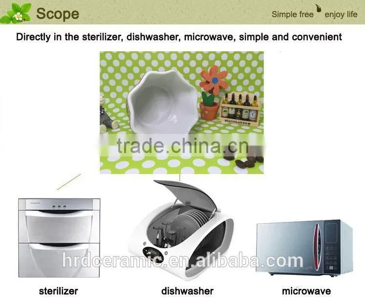 Chinese stock porcelain Bulk ceramic Dinner bowl