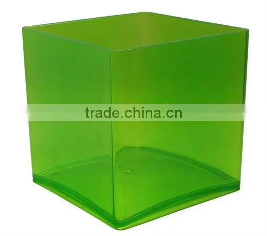 clear plastic vase /planting container hydronic container