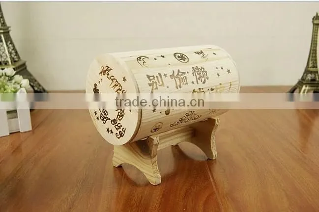 printing kinds of style wooden popular money box