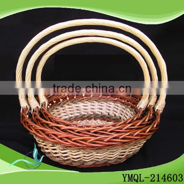 Wholesale Metal Fruit Basket, White Color Fruit Basket